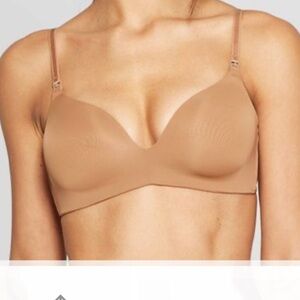 Auden Wirefree Nursing Bra Caramel 38C